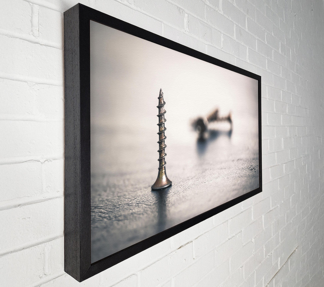 A Canvas Print of Silver Screw Standing Tall Canvas Art