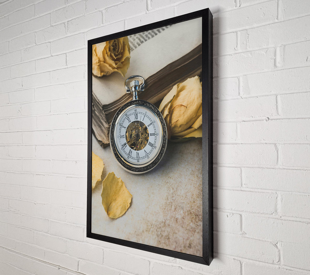  A Canvas Print of Golden Time'S Ticking Canvas Print