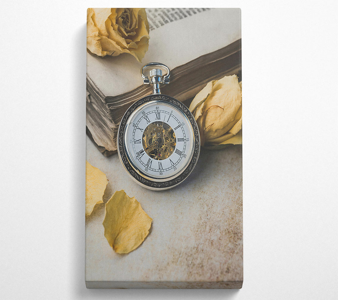  A Canvas Print of Golden Time'S Ticking Canvas Print