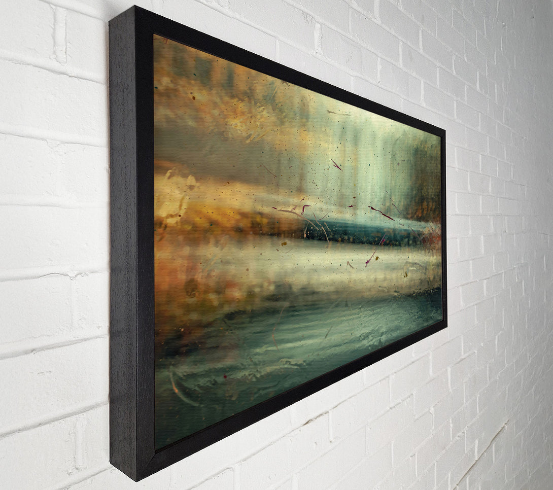  A Canvas Print of Through The Teal Glass Canvas Art