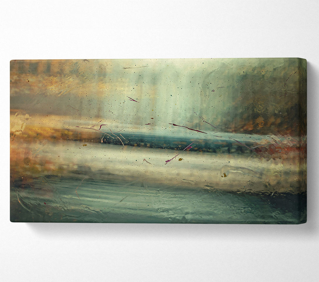  A Canvas Print of Through The Teal Glass Canvas Art