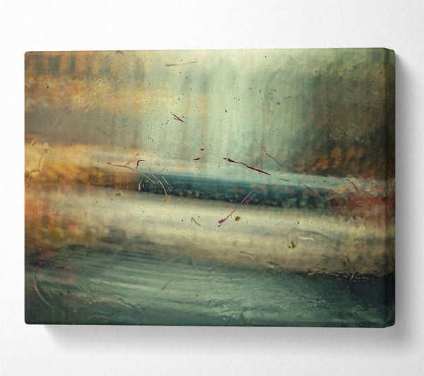  A Canvas Print of Through The Teal Glass Canvas Art