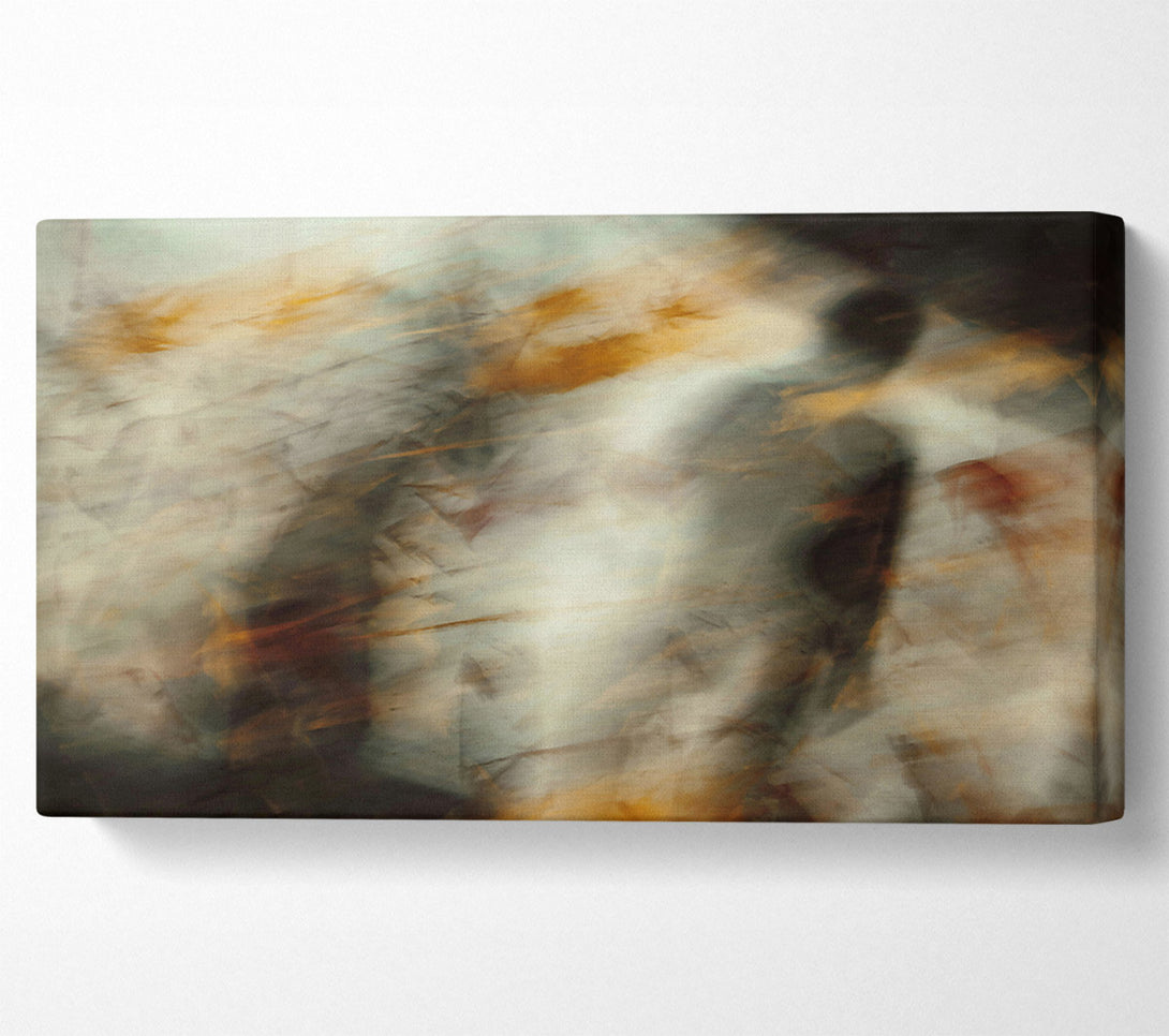  A Canvas Print of Golden Haze Shadows Canvas Wall Art