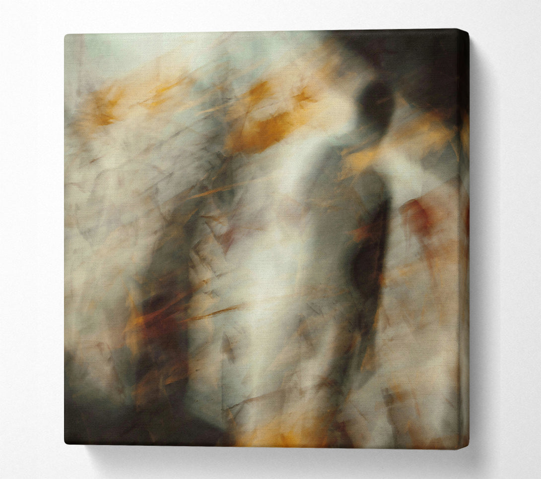  A Canvas Print of Golden Haze Shadows Canvas Wall Art