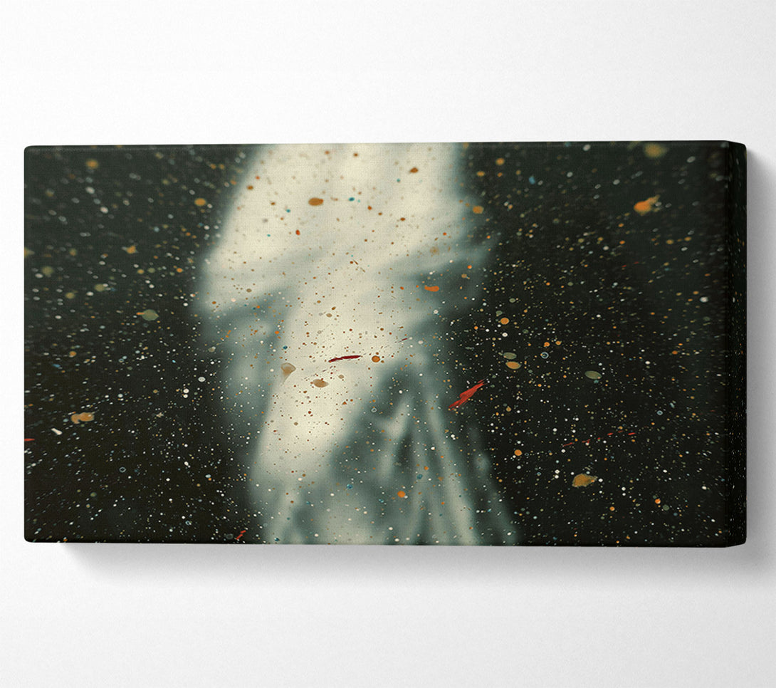  A Canvas Print of White Cosmic Dust Canvas Art