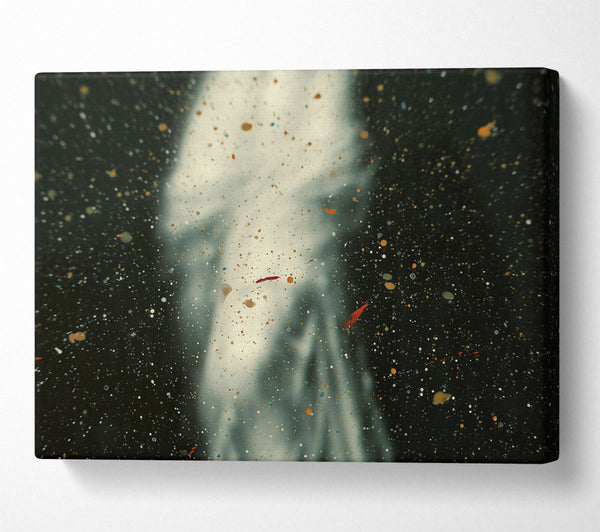  A Canvas Print of White Cosmic Dust Canvas Art