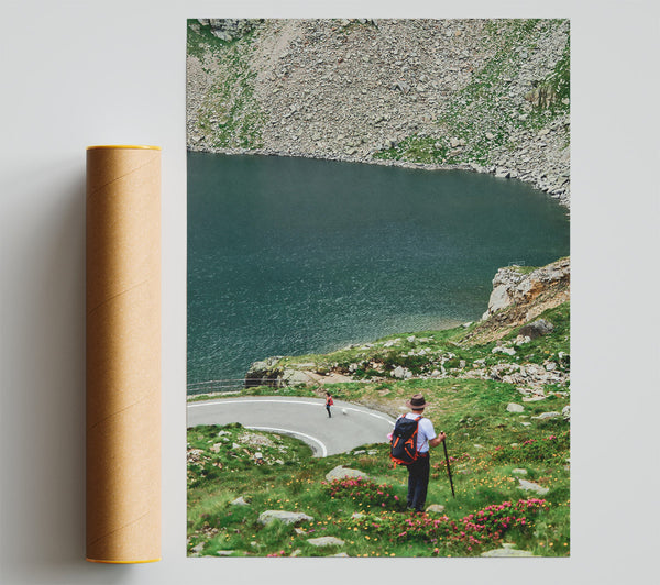 Green Mountain Pathwalk Print