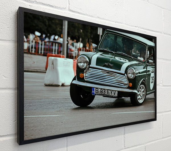 Green Mini In Motion