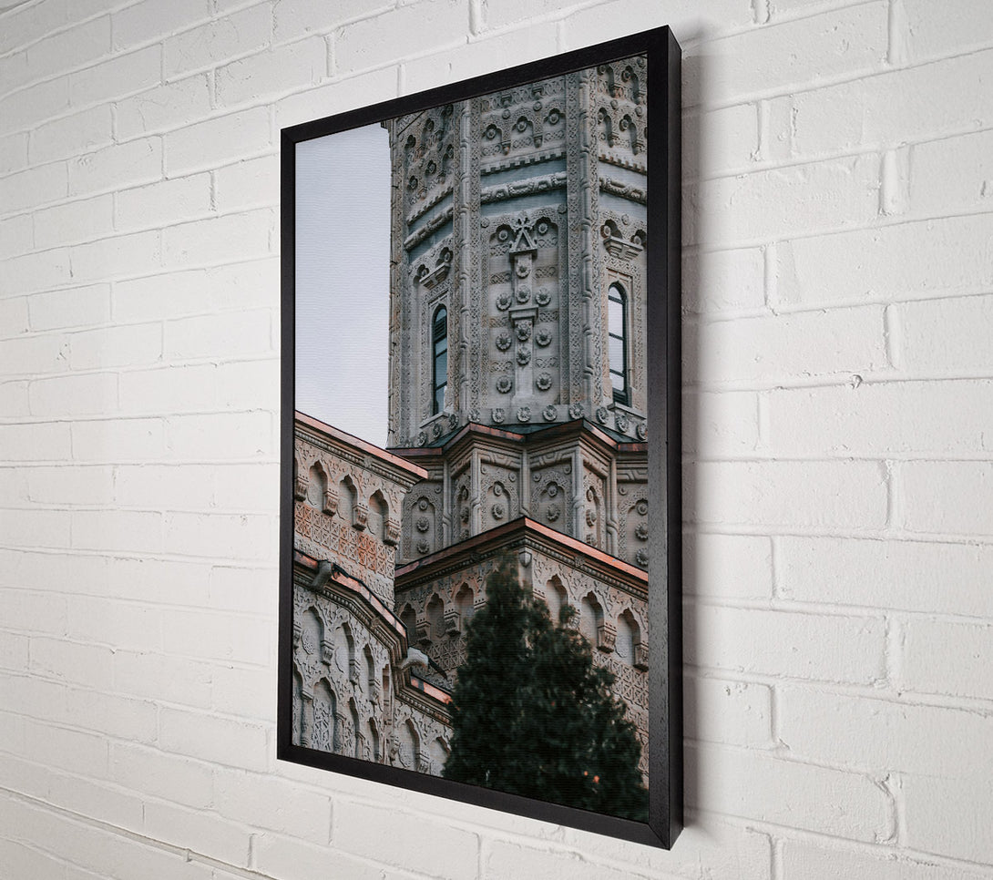  A Canvas Print of Stone And Copper Arches Canvas Wall Art