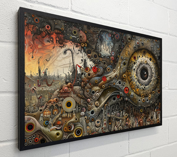 Gold Cityscape Gaze