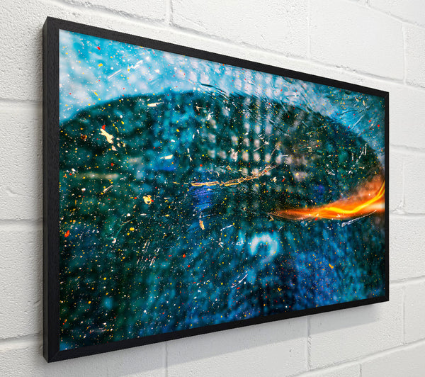 Teal Cosmic Fire