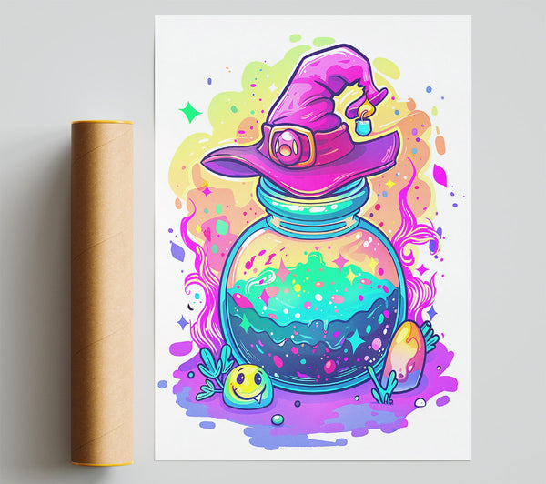 Purple Potion Power Giclee Print
