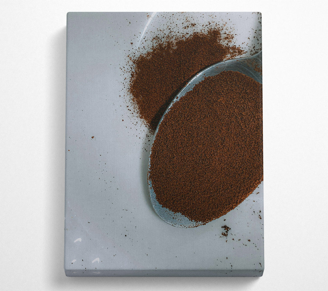  A Canvas Print of Brown Coffee Grounds Canvas Wall Art