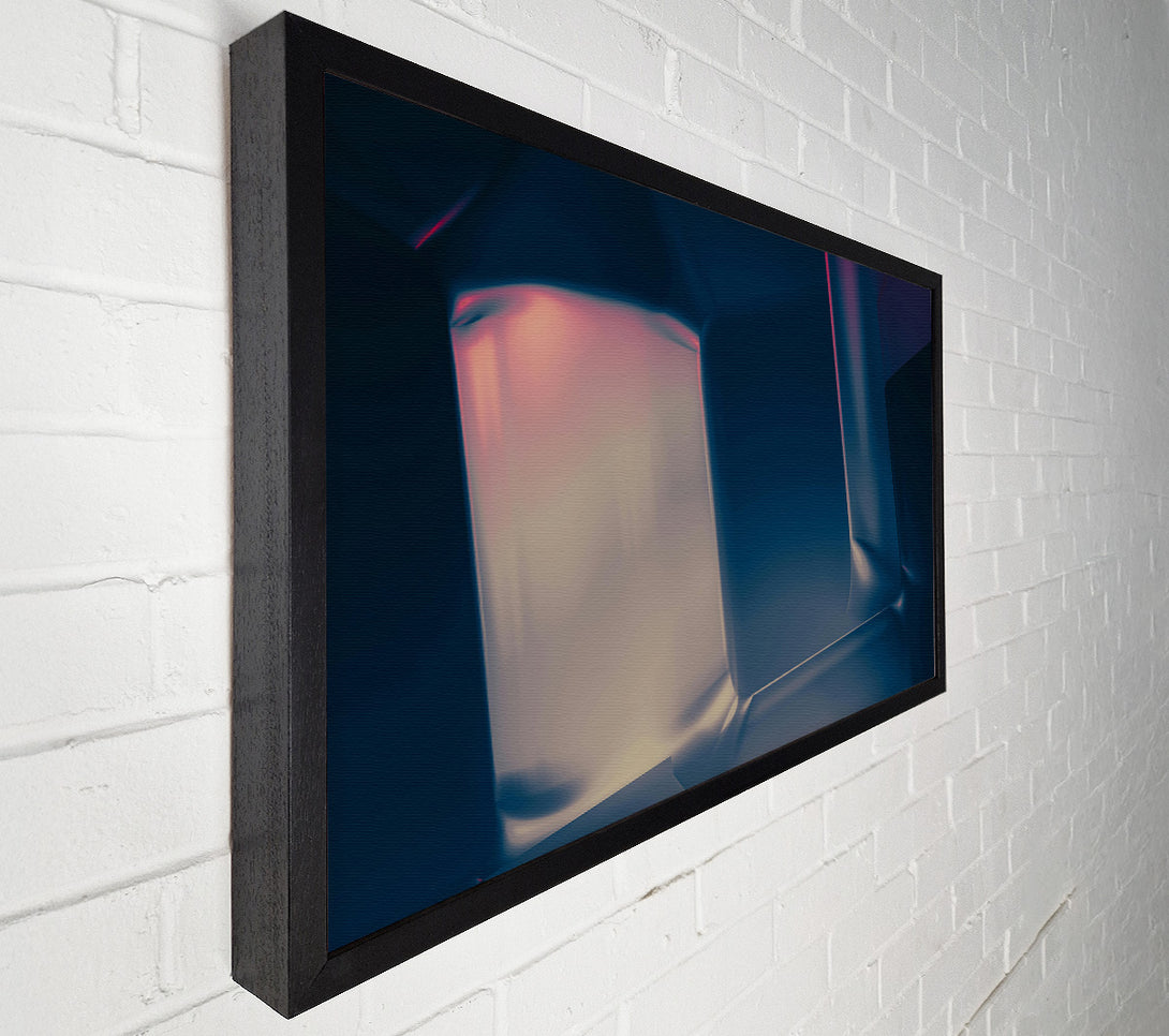  A Canvas Print of Indigo Light Reflections Canvas Wall Art