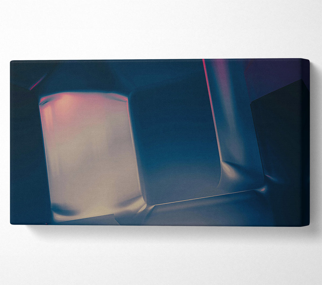  A Canvas Print of Indigo Light Reflections Canvas Wall Art