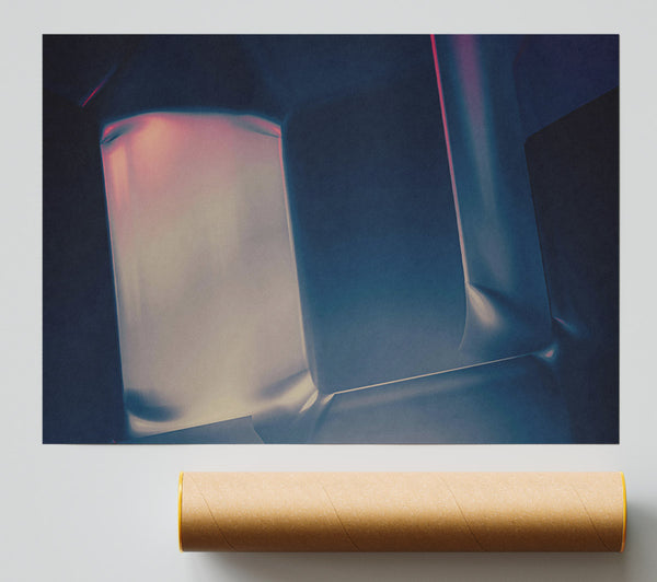 Indigo Light Reflections Print