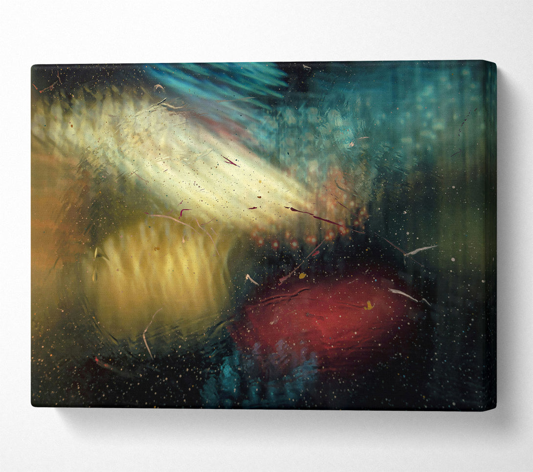  A Canvas Print of Crimson Abstract Dreamscape Canvas Print