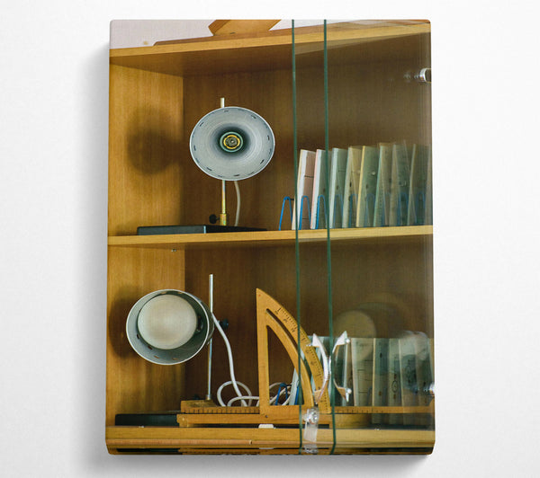  A Canvas Print of Silver In The Glass Case Canvas Wall Art