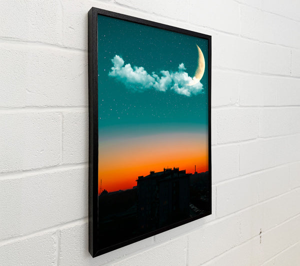 Teal Skies And City Lights