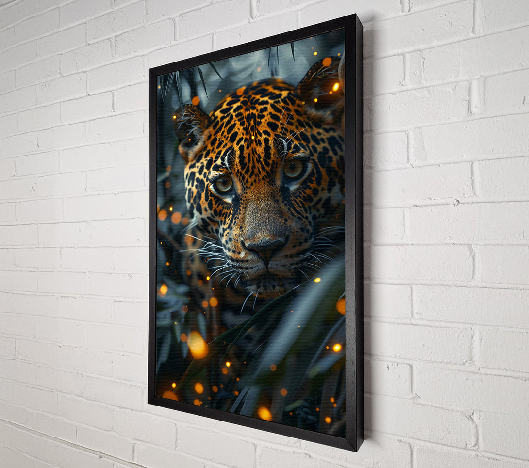  A Canvas Print of Golden Jungle Gaze Canvas Art