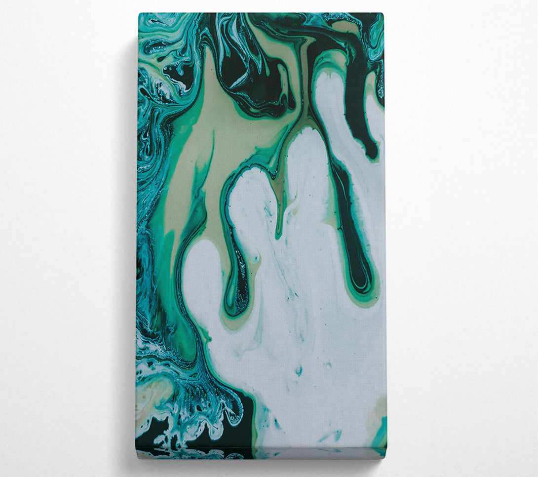  A Canvas Print of Emerald Swirls And Dreams Canvas Print