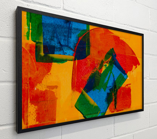 Yellow Abstract Layers