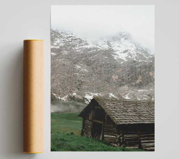 Grey Mountain Retreat Print