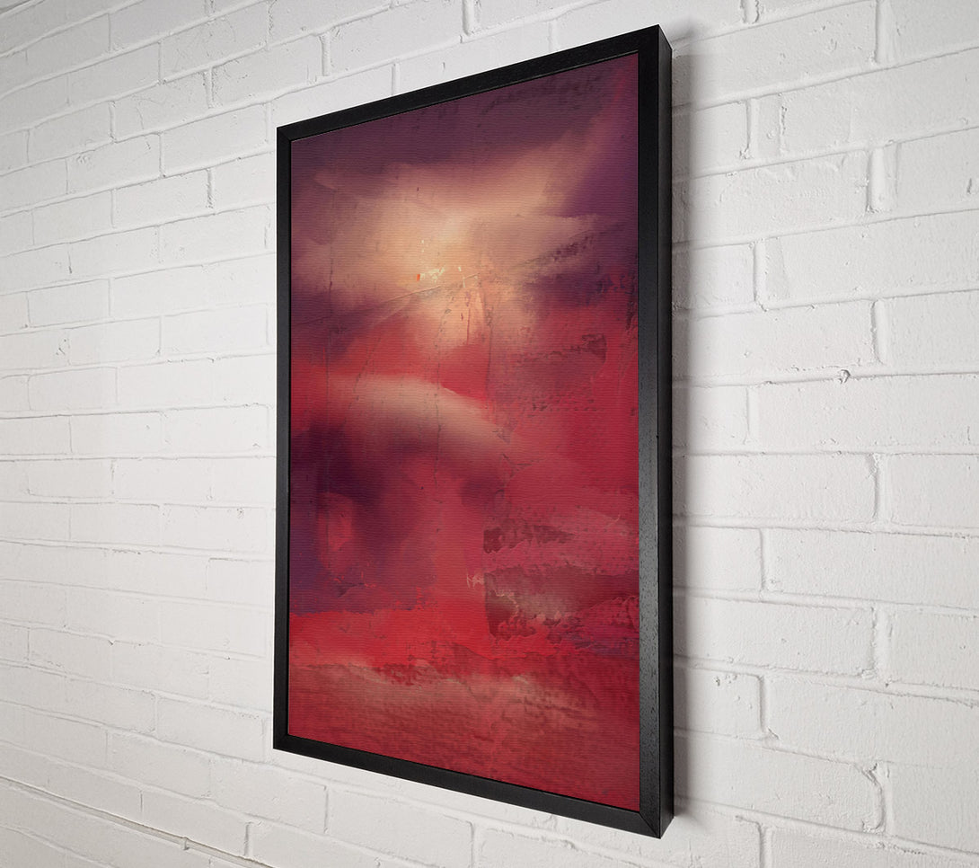 A Canvas Print of Crimson Painted Dreams Canvas Wall Art