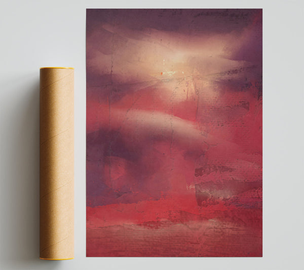 Crimson Painted Dreams Giclee Print