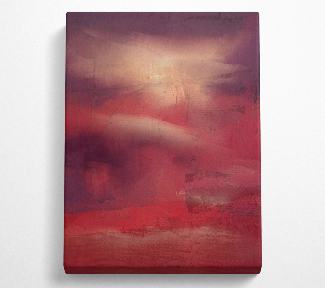  A Canvas Print of Crimson Painted Dreams Canvas Wall Art