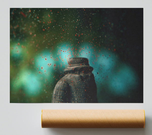 Crimson In The Mist Print