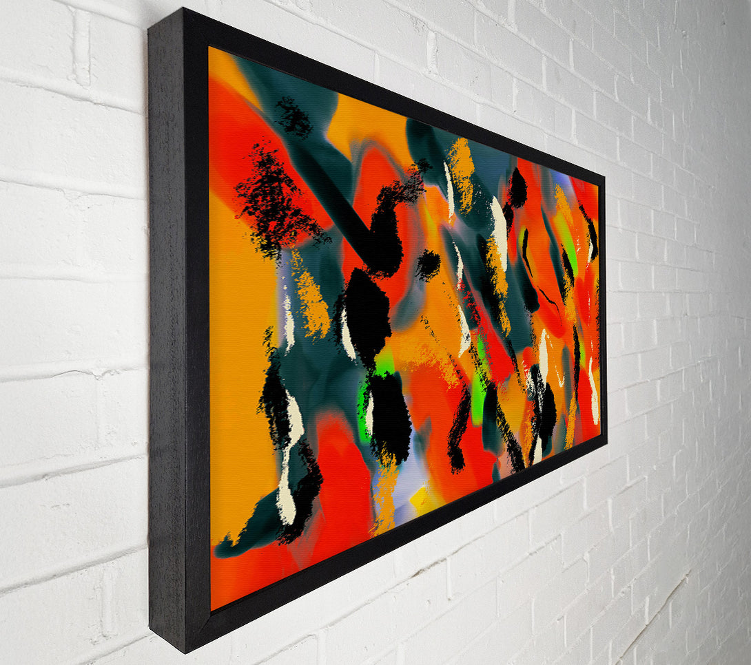  A Canvas Print of Crimson Fire Dance Canvas Print