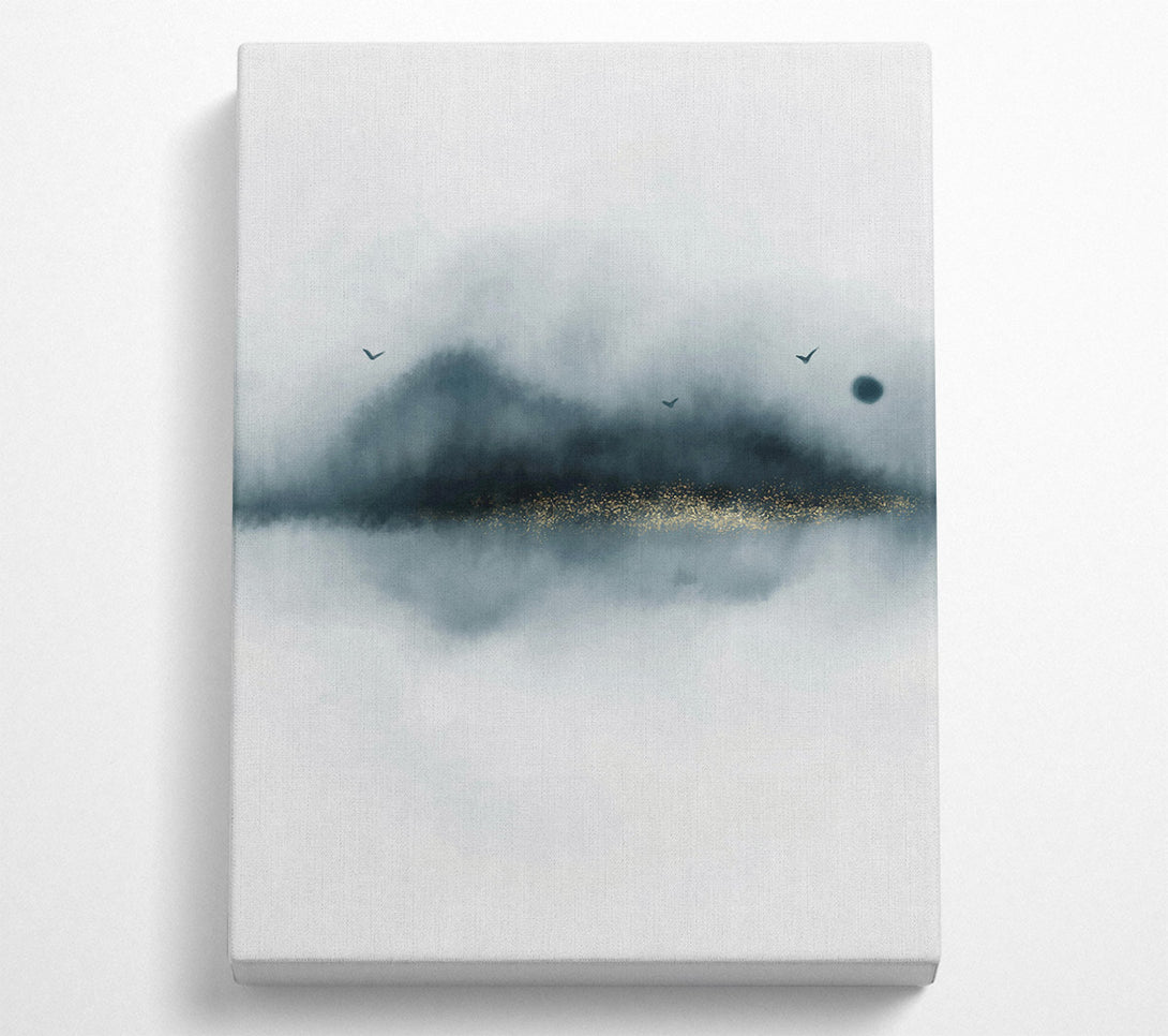  A Canvas Print of Azure Mountain Dreams Canvas Art