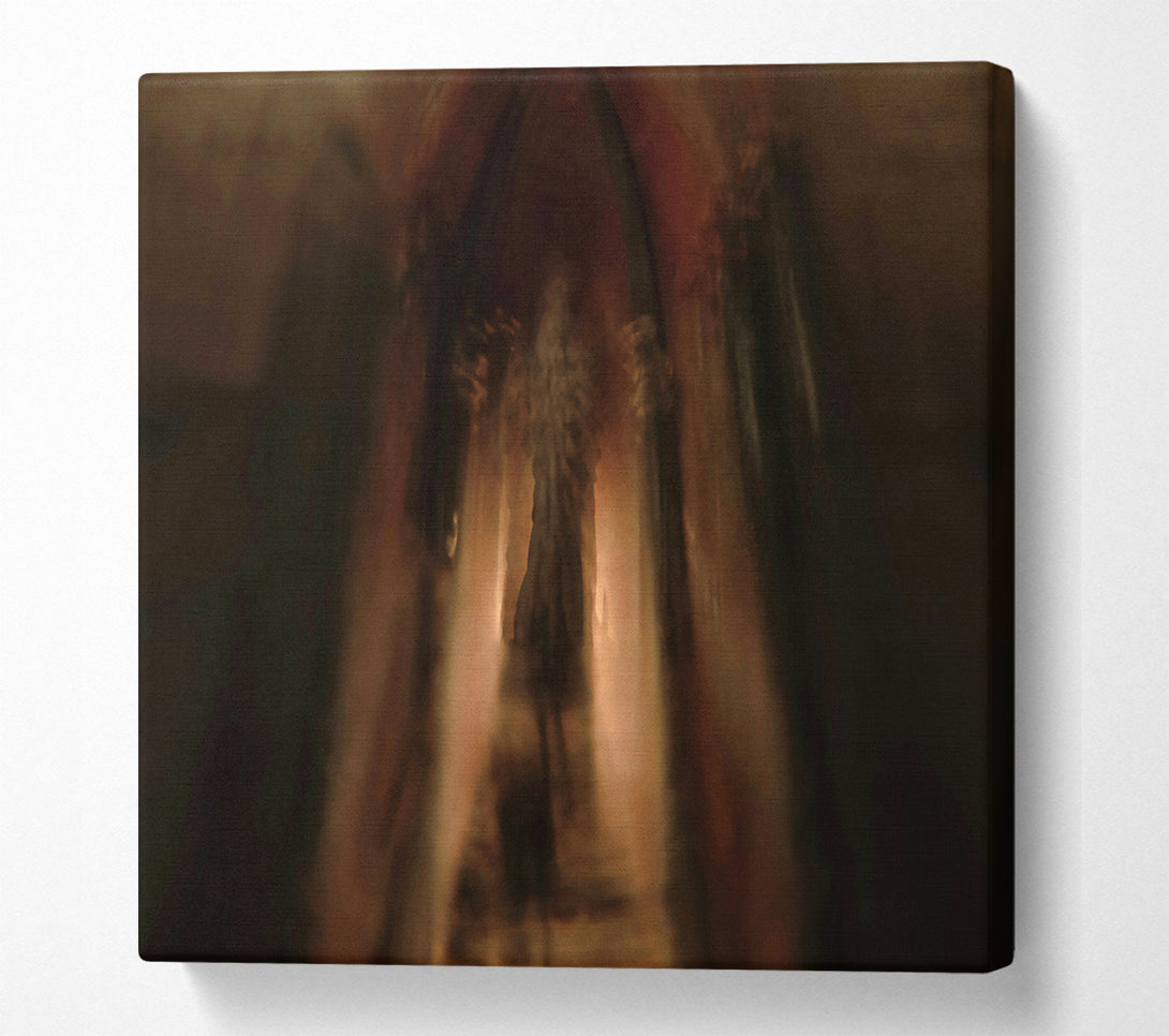  A Canvas Print of Golden Hallway Visions Canvas Art
