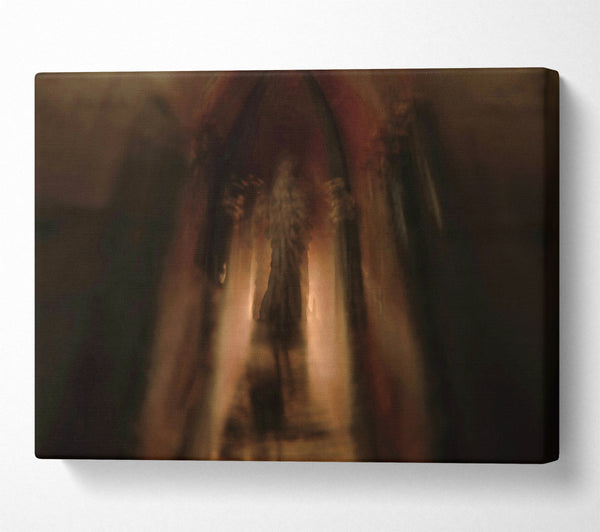  A Canvas Print of Golden Hallway Visions Canvas Art