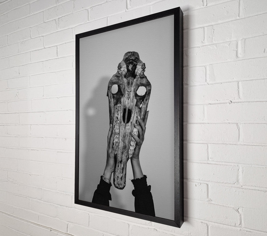 A Canvas Print of Pale Bone Embrace Canvas Art
