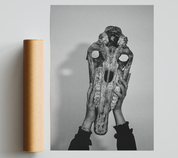 Pale Bone Embrace Giclee Print