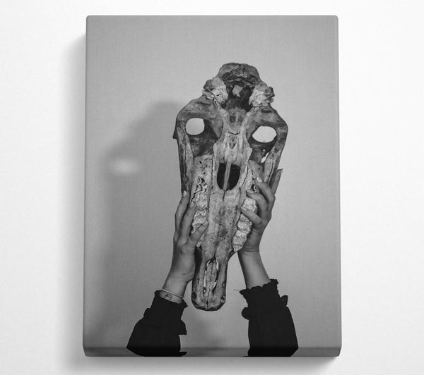  A Canvas Print of Pale Bone Embrace Canvas Art