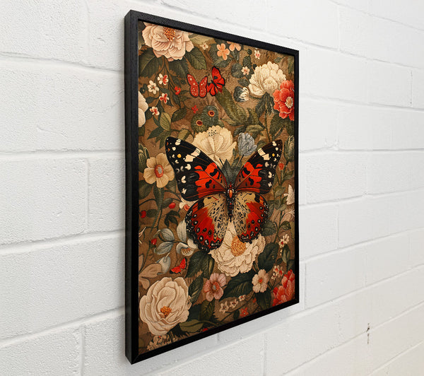 Red Butterfly Bloom