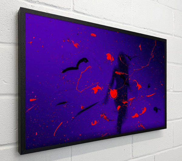 Purple Red Silhouette