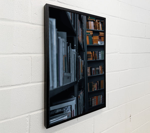 Black And White Bookshelves