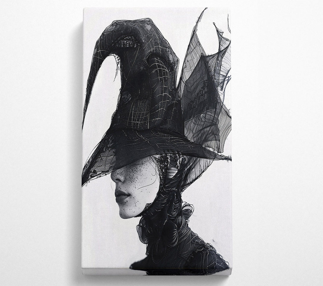  A Canvas Print of Black Lace Enigma Canvas Print