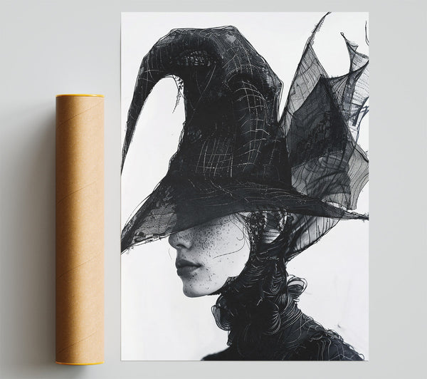 Black Lace Enigma Print