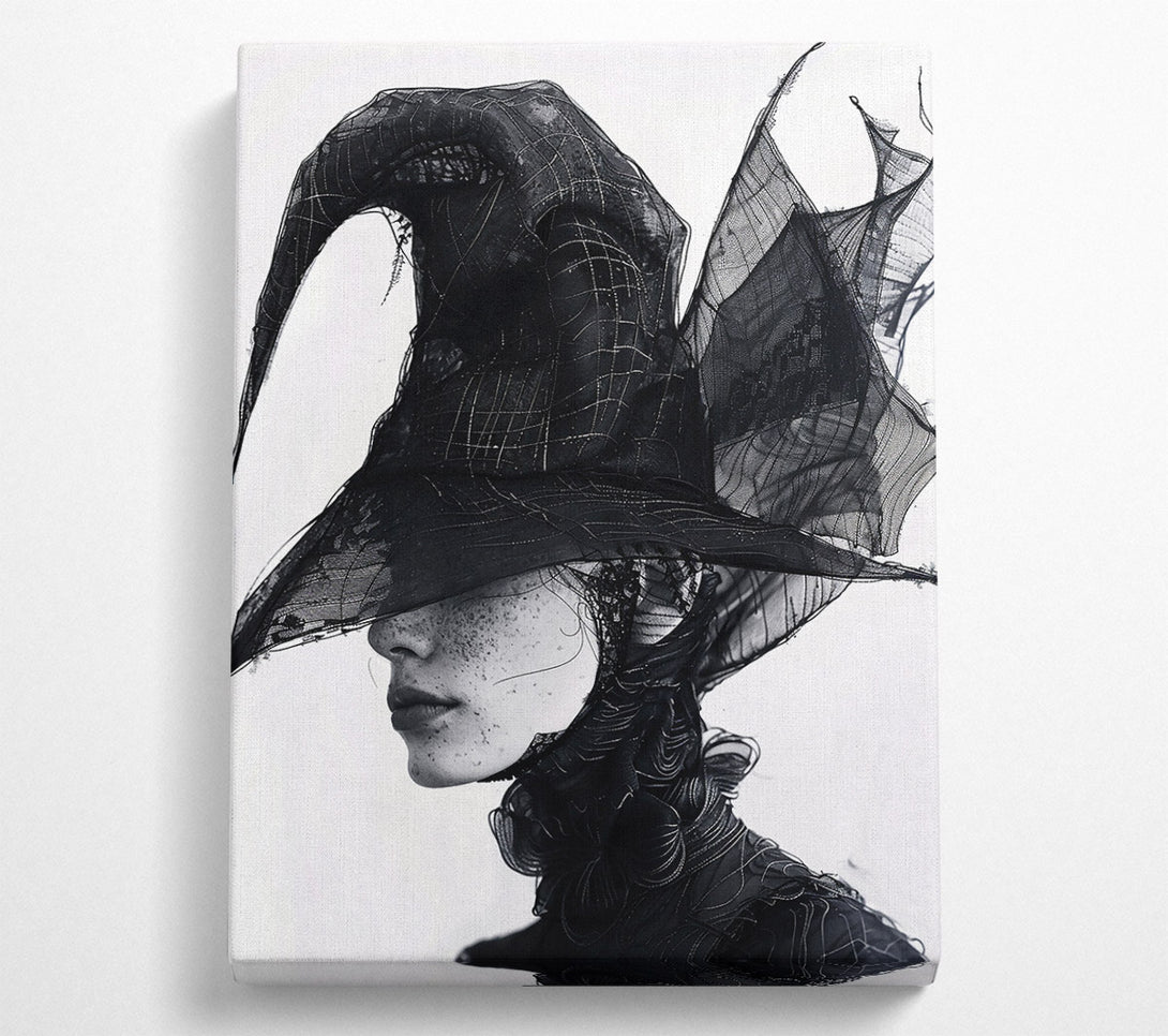  A Canvas Print of Black Lace Enigma Canvas Print