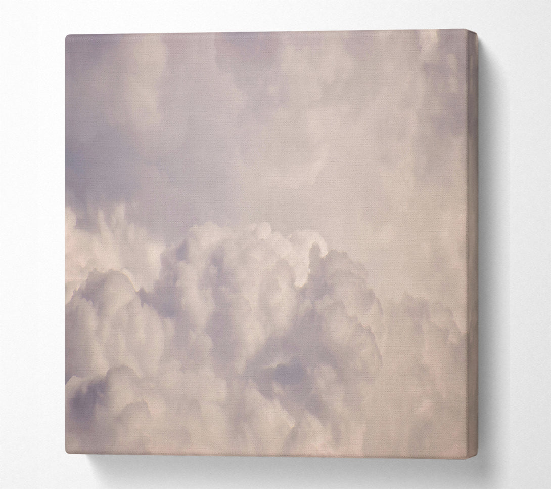  A Canvas Print of Pale Cloudscape Dreams Canvas Art