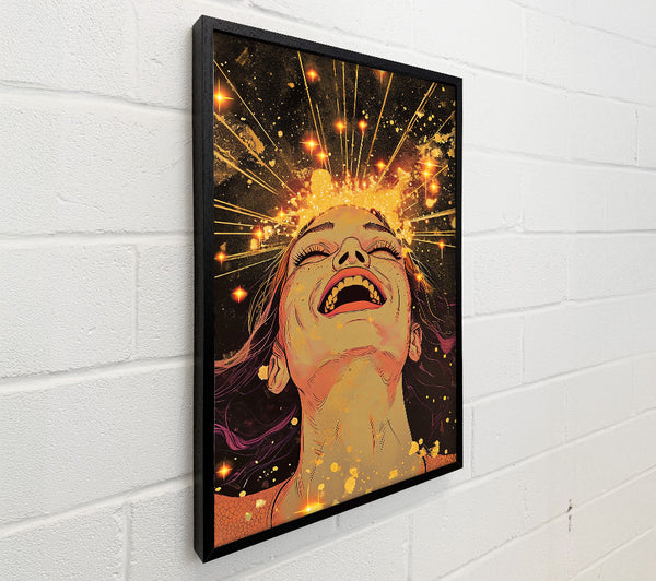 Golden Laughter Burst