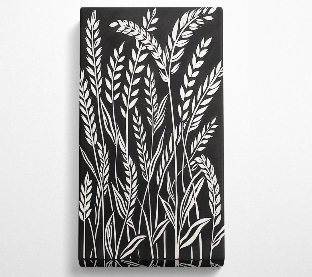  A Canvas Print of White Wheat Field Canvas Wall Art