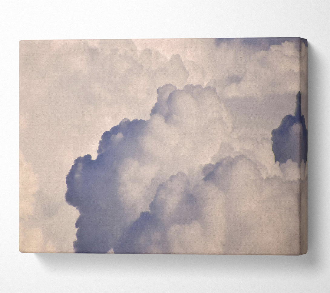  A Canvas Print of Silver Cloud Formations Canvas Print