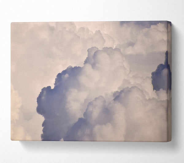  A Canvas Print of Silver Cloud Formations Canvas Print