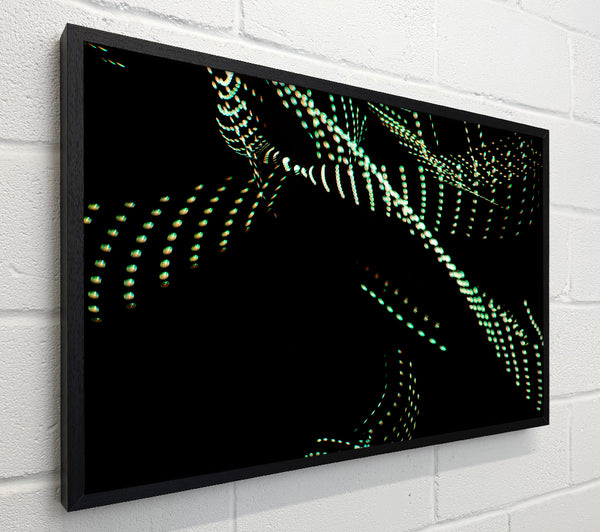 Emerald Light Trails